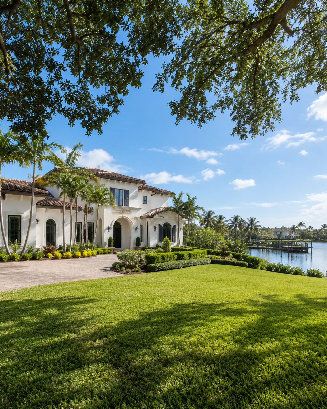 Established custom home near the shore of Lake Ida in Delray Beach