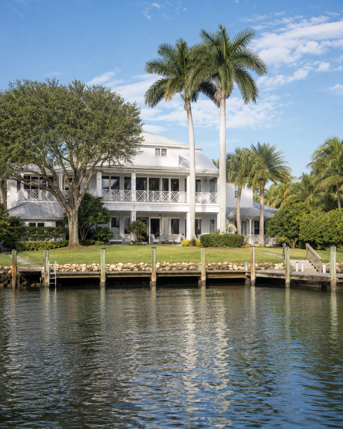 Riverfront coastal home on the Loxahatchee River in the Tequesta area near Jupiter