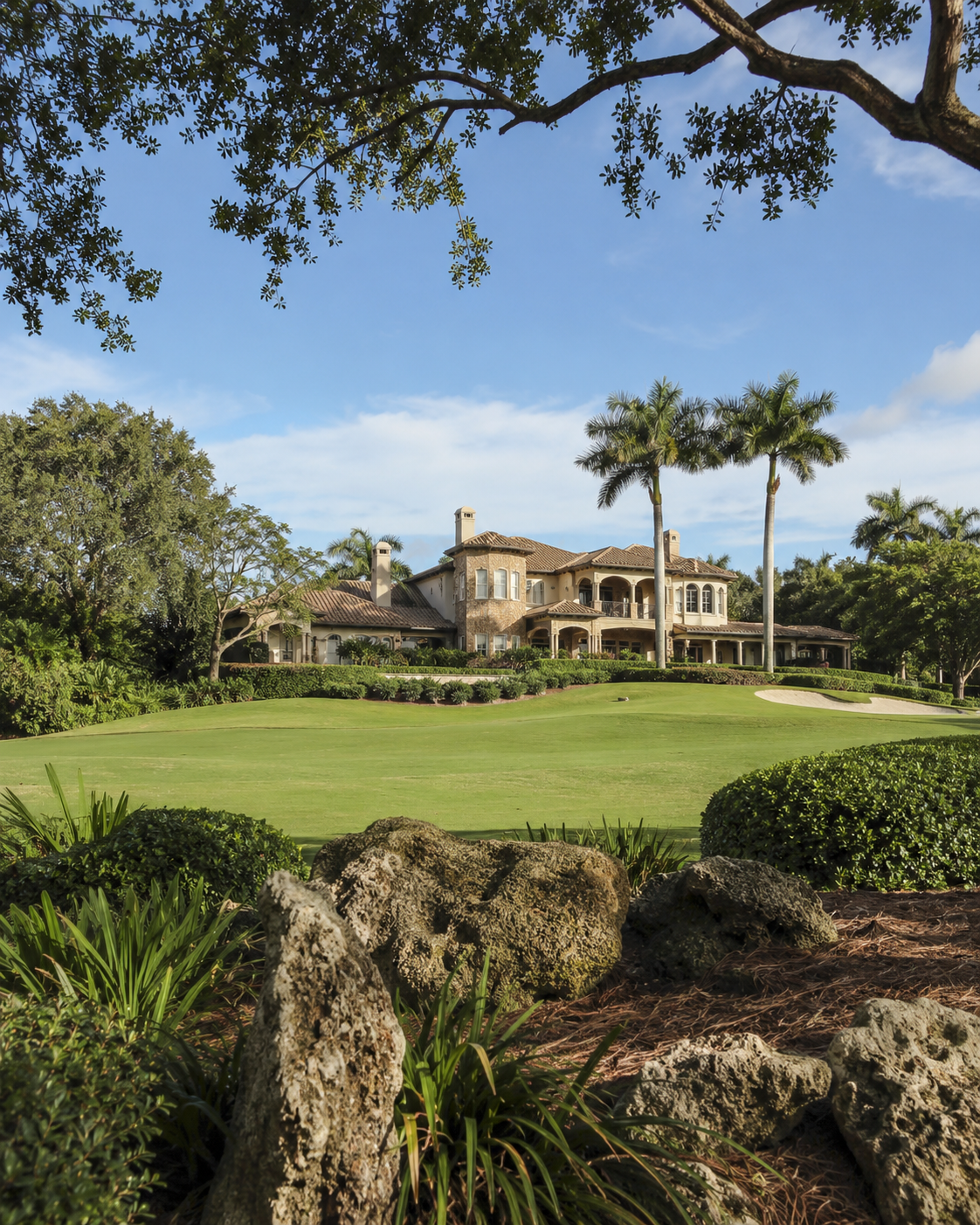 Custom golf-course estate in The Bear's Club, Jupiter