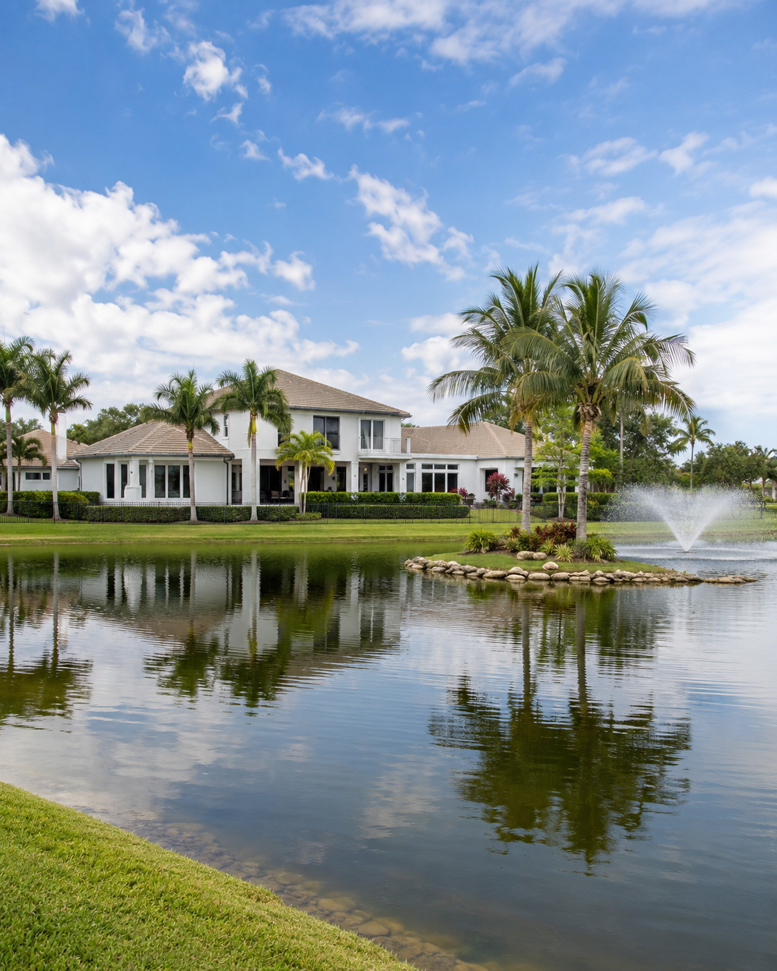 Lakefront family home in the Isles at Wellington community, Wellington