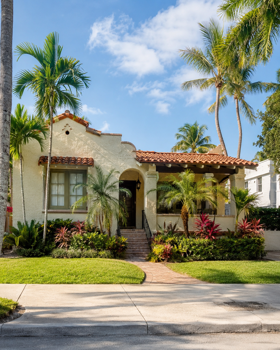 Charming 1920s bungalow on a walkable palm-lined street in Flamingo Park, West Palm Beach